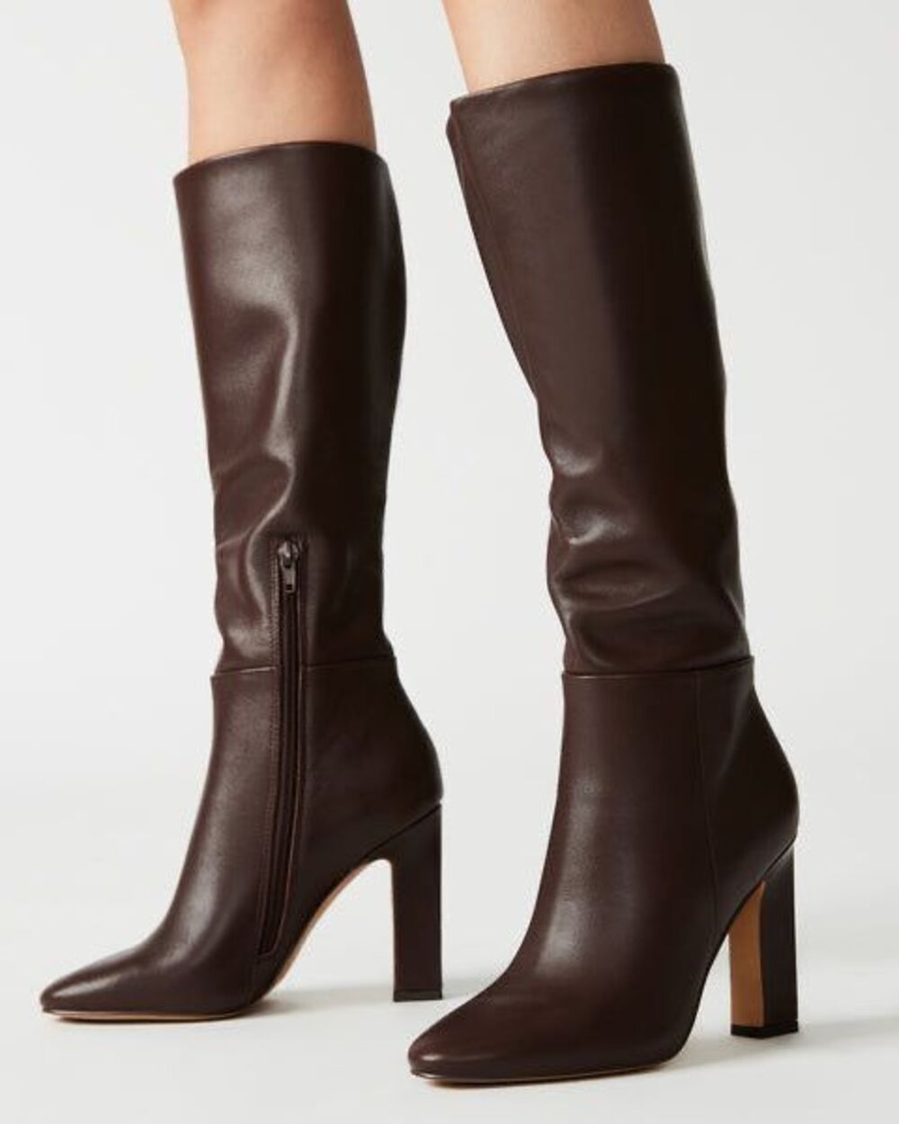 Steve Madden Ally Brown Leather Boots Size 7